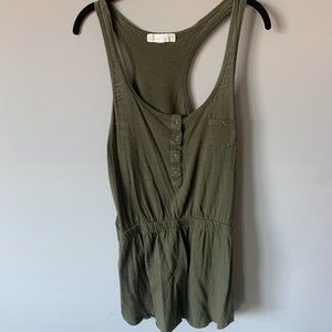 Forever 21 Tank Top / Summer Dress (racerback) - Army Green